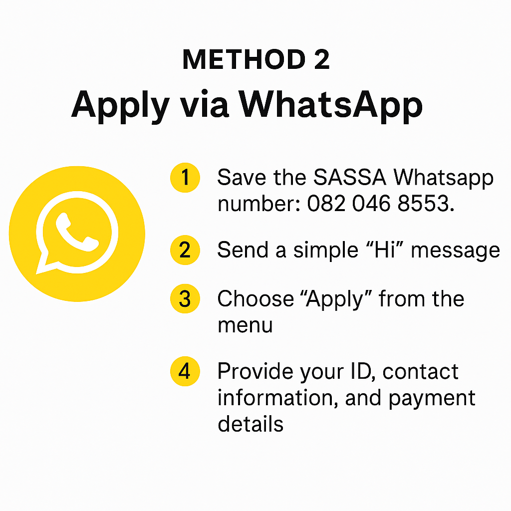 apply via whatsapp