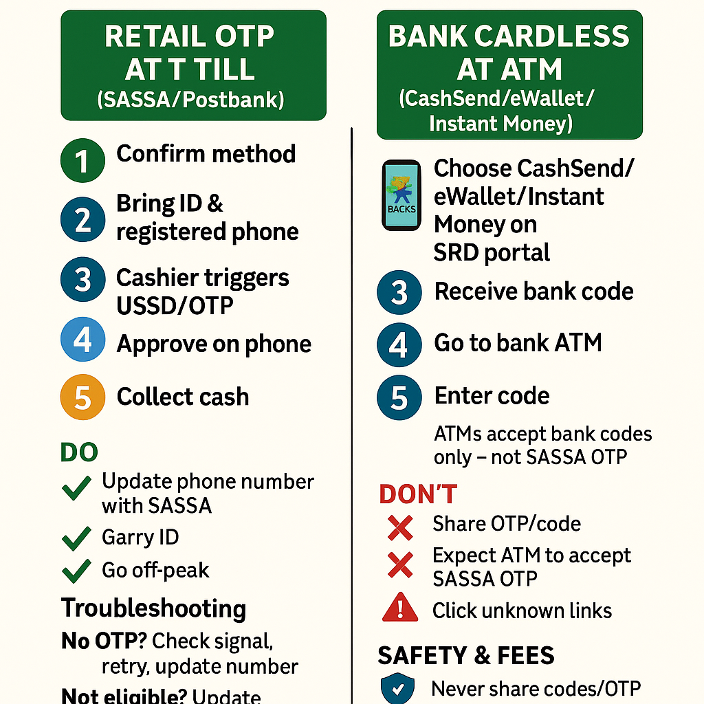 sassa otp withdrawal